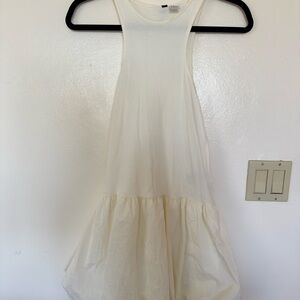 Elegant white/Cream Sleeveless Dress never used